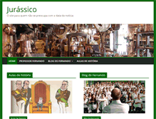 Tablet Screenshot of jurassico.com.br